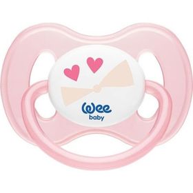 Wee Baby 0-6 Ay Silikon Damaklı Kelebek Emzik
