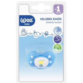 Wee Baby 0-6 Ay Silikon Damaklı Kelebek Emzik