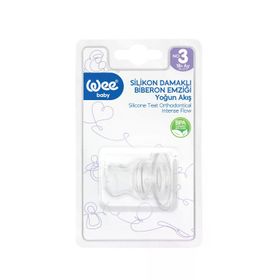 Wee Baby 127 Silikon No:3 Askılı Damaklı Biberon Emziği