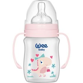 Wee Baby 135 150 ml Pembe Klasik Plus Geniş Ağızlı PP Biberon