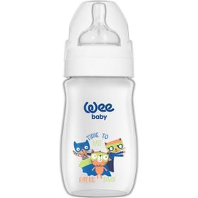 Wee Baby 150 ml Pembe Klasik Plus Geniş Ağızlı PP Biberon
