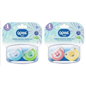 Wee Baby 155 2 li 6-18 Ay Trend Damaklı Emzik