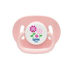 Wee Baby 18+Ay Pembe Oval Gövdeli Yuvarlak Uçlu Emzik