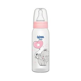 Wee Baby 250 ml Pembe 0-6 ay Klasik PP Biberon