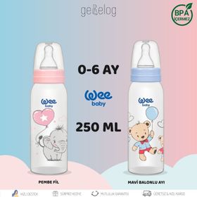Wee Baby 250 ml PP Renkli Biberon