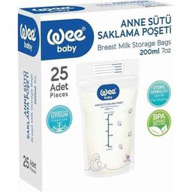 Wee Baby 25'li Süt Saklama Poşeti