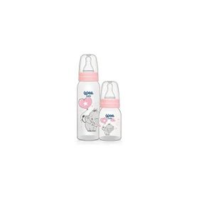 Wee Baby 281 Pembe 125+250 2'li PP Biberon