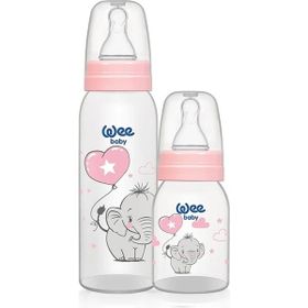 Wee Baby 281 Pembe 125+250 2'li PP Biberon