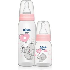 Wee Baby 281 Pembe 125+250 2'li PP Biberon
