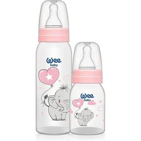 Wee Baby 281 Pembe 125+250 2'li PP Biberon