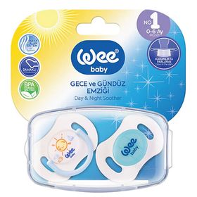 Wee Baby 2'li Mavi Gece ve Gündüz Emziği