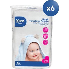 Wee Baby 360 Adet Bebek Temizleme Pamuğu Seti