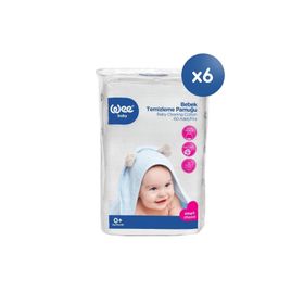Wee Baby 360 Adet Bebek Temizleme Pamuğu Seti