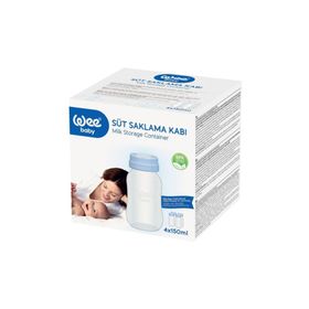 Wee Baby 4 Adet Süt Saklama Kabı