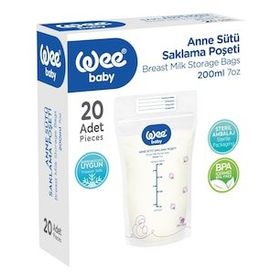 Wee Baby 558 20'li Süt Saklama Poşeti