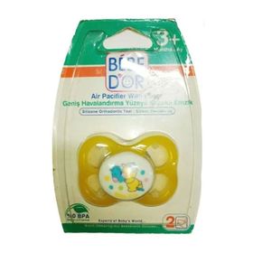 Wee Baby 6-18 Ay Damaklı Emzik Sarı
