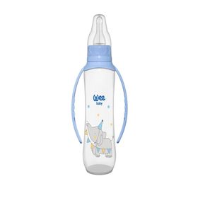 Wee Baby 6-18 Ay Kulplu PP Biberon 270 Ml - Mavi