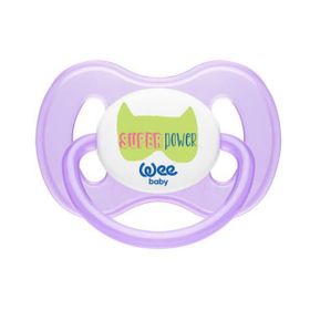 Wee Baby 6-18 Ay No: 2 2'li Mor Pembe Damaklı Kelebek Emzik