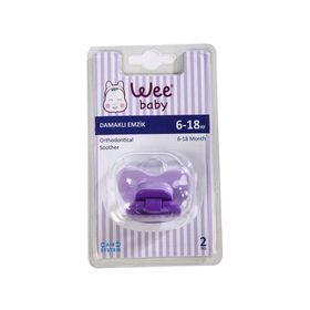 Wee Baby 6+ Ay Silikon Damaklı Emzik