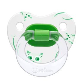 Wee Baby 6+ Ay Silikon Desenli Damaklı Emzik