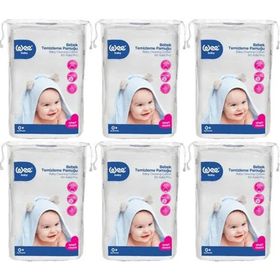 Wee Baby 60'lı 6 Adet Bebek Temizleme Pamuğu