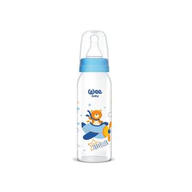 Wee Baby 62816 250-125 ml Klasik Mavi Kapaklı Cam Biberon