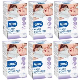 Wee Baby 6x40 Adet Klasik Göğüs Pedi