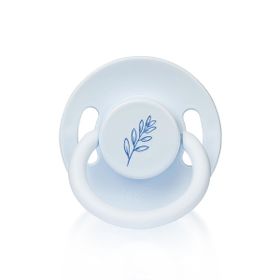 Wee Baby 700 No: 3 Mavi Pure Yuvarlak Kauçuk Emzik