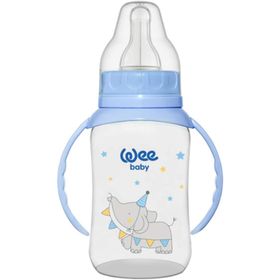 Wee Baby 744 150 ml Mavi Klasik Kulplu PP Biberon