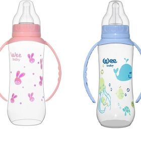 Wee Baby 745 270 ml Seçenekli PP Kulplu Biberon
