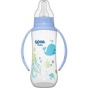 Wee Baby 745 Mavi 270 ml Kulplu PP Biberon