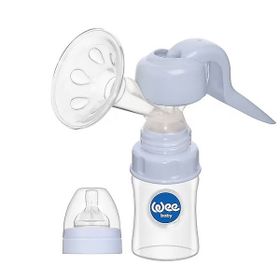 Wee Baby 752 Pratik Manuel Göğüs Pompası + Pembe 180 ml Biberon