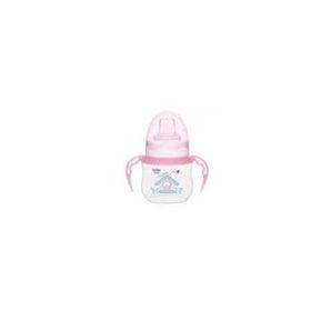 Wee Baby 753 125 ml Pembe Damla Akıtmayan Kulplu Bardak