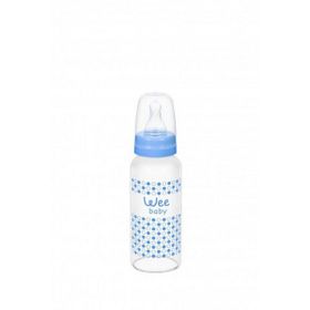 Wee Baby 771 Mavi 180 ml Isıya Dayanıklı Cam Biberon