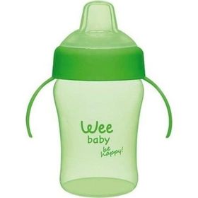 Wee Baby 775 240 ml Yeşil Colorful Akıtmaz Kulplu Bardak