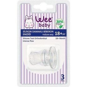 Wee Baby 822 Klasik No 3 +18 Ay Yoğun Akış Biberon Emziği