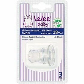 Wee Baby 822 Klasik No 3 +18 Ay Yoğun Akış Biberon Emziği