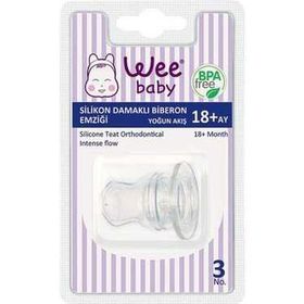 Wee Baby 822 Klasik No 3 +18 Ay Yoğun Akış Biberon Emziği