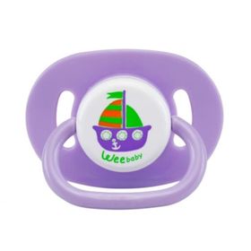 Wee Baby 829 0-6 Ay Silikon Mat Yuvarlak Uçlu Askılı Emzik