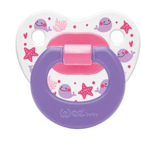 Wee Baby 834 No2 6-18 Ay Mor Desenli Damaklı Emzik