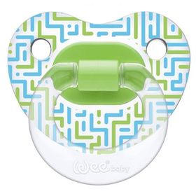 Wee Baby 835 No:3 18+ Ay Fuşya Desenli Damaklı Emzik