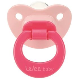 Wee Baby 841 0-6 Ay Silikon Damaklı Emzik Pembe