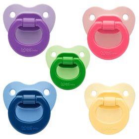 Wee Baby 841 0-6 Ay Silikon Mat Gövdeli Damaklı Askılı Emzik