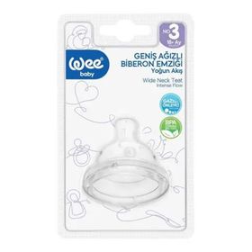 Wee Baby 854 No:3 Geniş 1Ağızlı Biberon Emziği