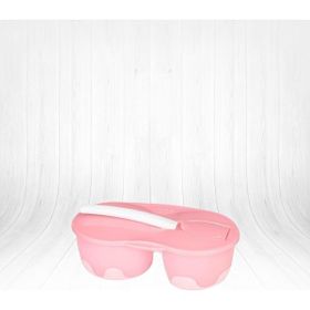 Wee Baby 886 Pembe İki Hazneli Mama Kabı Seti