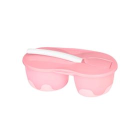 Wee Baby 886 Pembe İki Hazneli Mama Kabı Seti