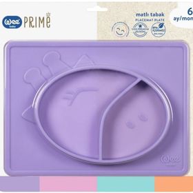 Wee Baby 925 Mor Prime Silikon Matlı Tabak