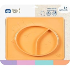 Wee Baby 925 Turuncu Prime Silikon Matlı Tabak