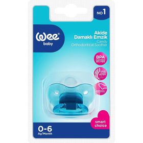 Wee Baby Akide Damaklı No 2 Mavi Emzik