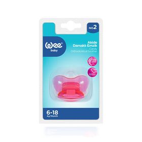 Wee Baby Akide Damaklı No 2 Pembe Emzik